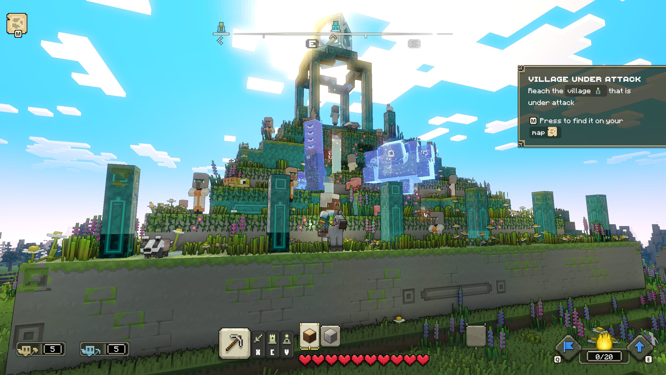 Minecraft Legends Review – Action Strategy - Roundtable Co-Op